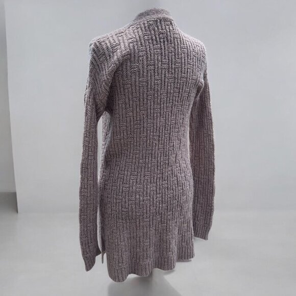 Cozy Knit Open Front Cardigan with Pockets - Picture 2 of 2